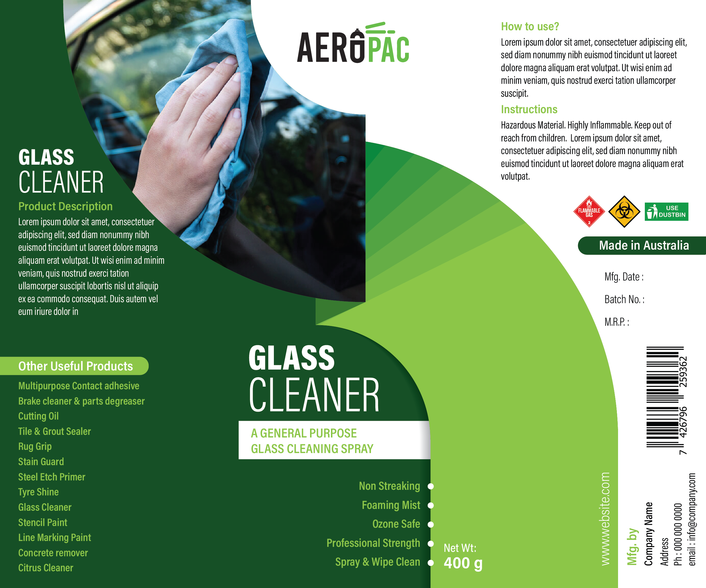 Graphic Design by Akshar Shailesh for Aeropac | Design #23719033