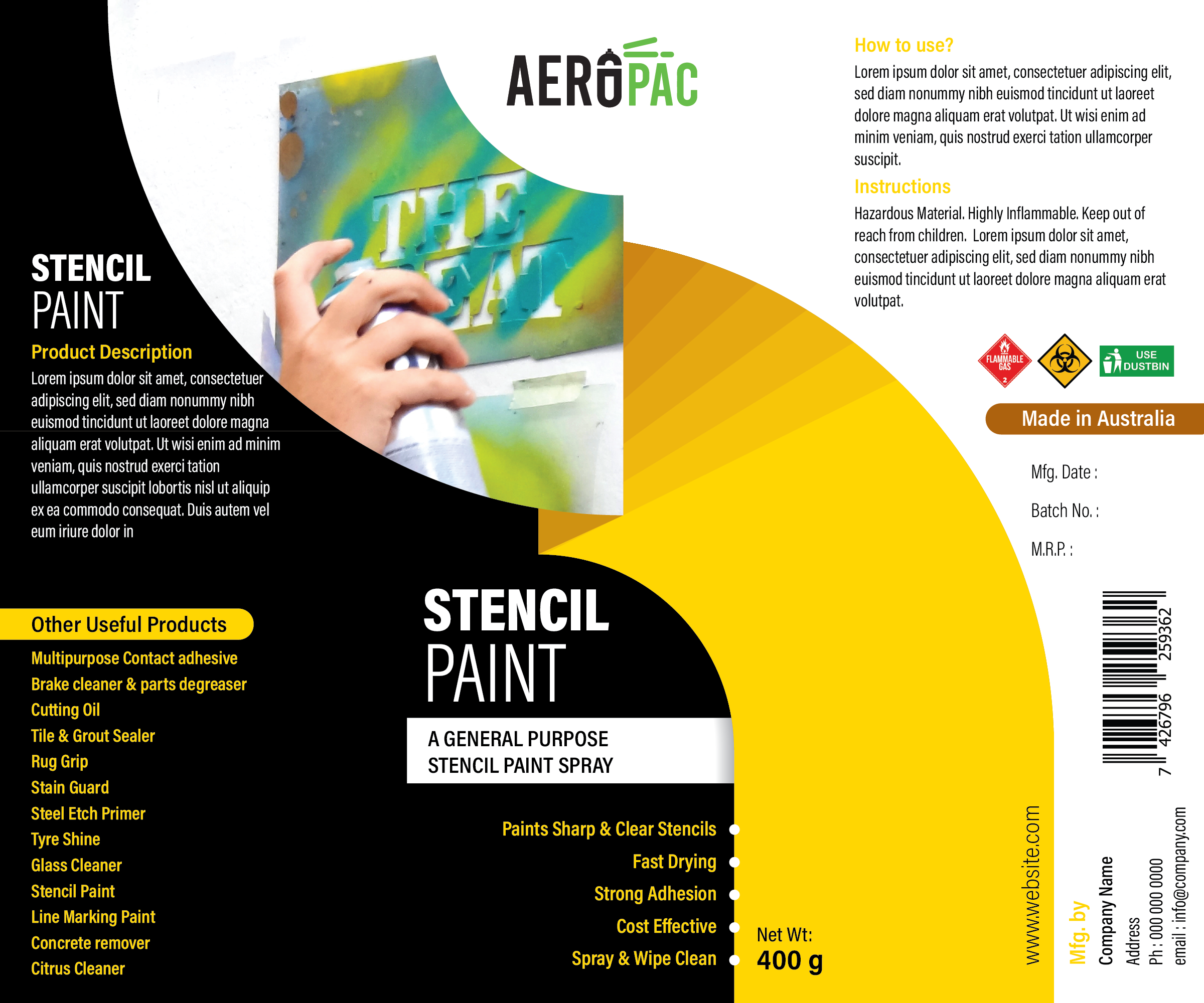 Graphic Design by Akshar Shailesh for Aeropac | Design #23719035
