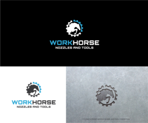 We have two tag lines which we use "Maximize Your Horsepower", a reference to the horse in our name, and the end user's need to put power to the task, and "Tools That Work" a reference to the fact that our tools work very well.  We hope for a cool stylized version of the logo that we hope will be recognizable in our industry. | Logo-Design von somani