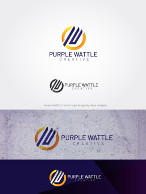 Logo Design by Hana for Purple Wattle Creative | Design: #23682531