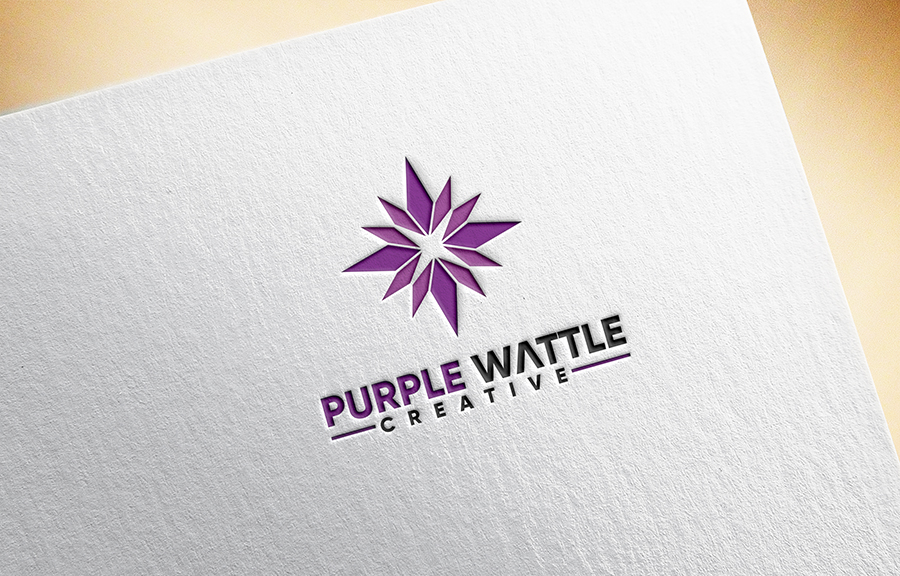 Logo Design by IdentsArt for Purple Wattle Creative | Design #23680176