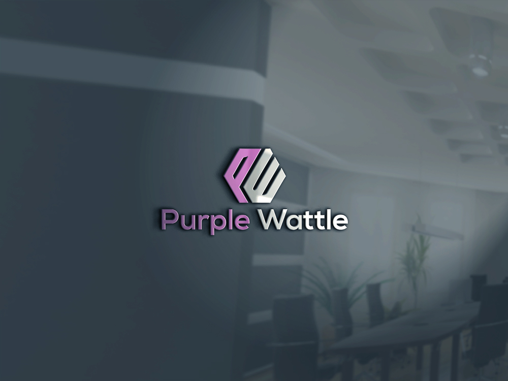 Logo Design by Synthi for Purple Wattle Creative | Design #23683462