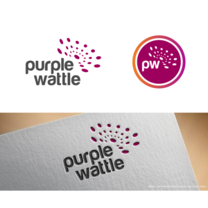 Logo Design by kimcam for Purple Wattle Creative | Design: #23685195