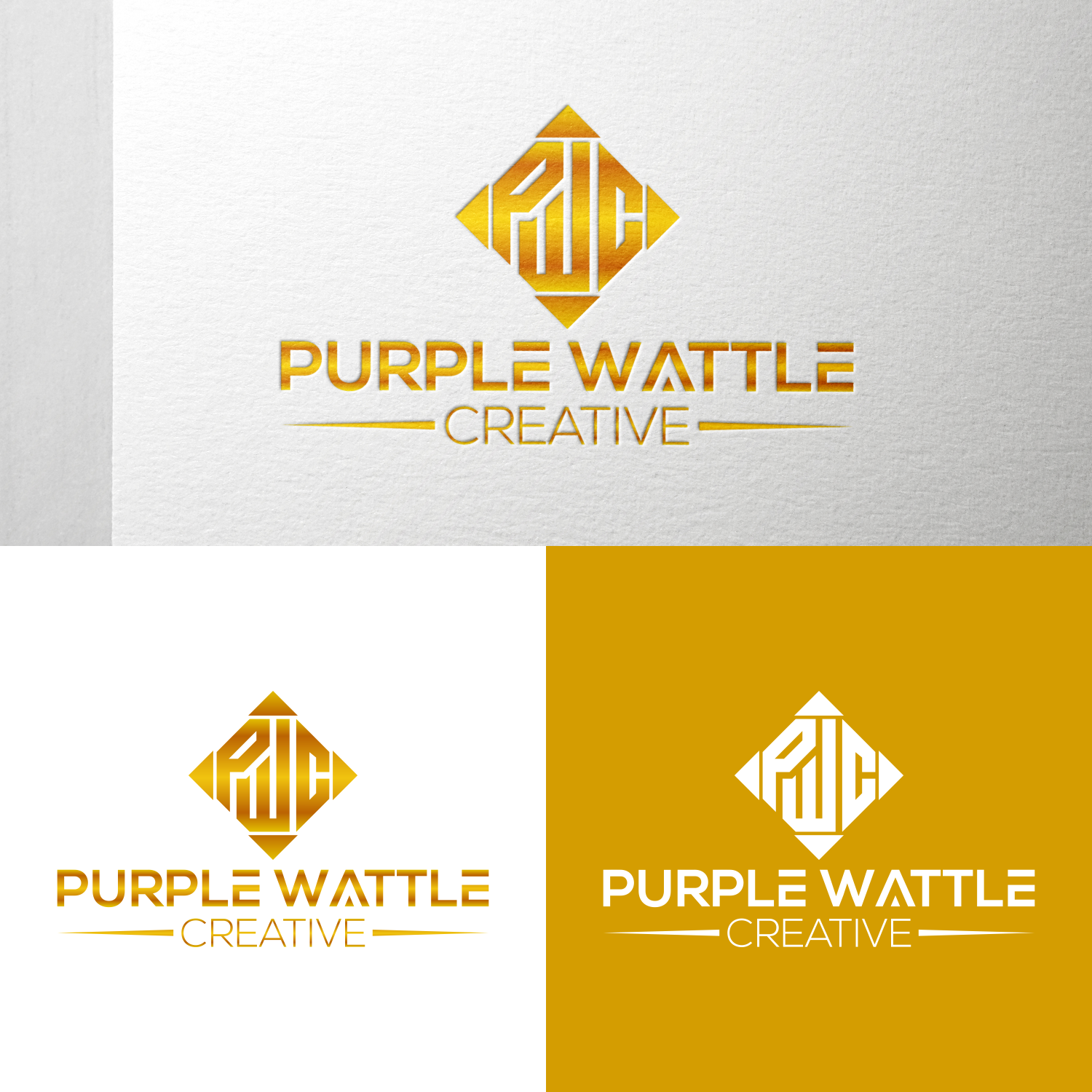 Logo-Design von agus alya für Purple Wattle Creative | Design #23679678