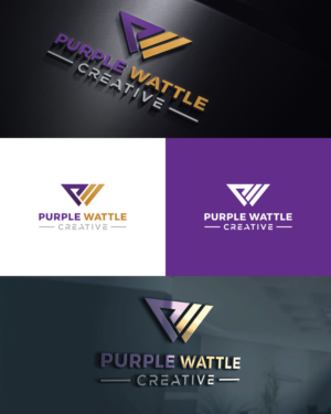 "Purple Wattle" or "Purple Wattle Creative" | Logo Design by Md Shehidul Islam Rimon