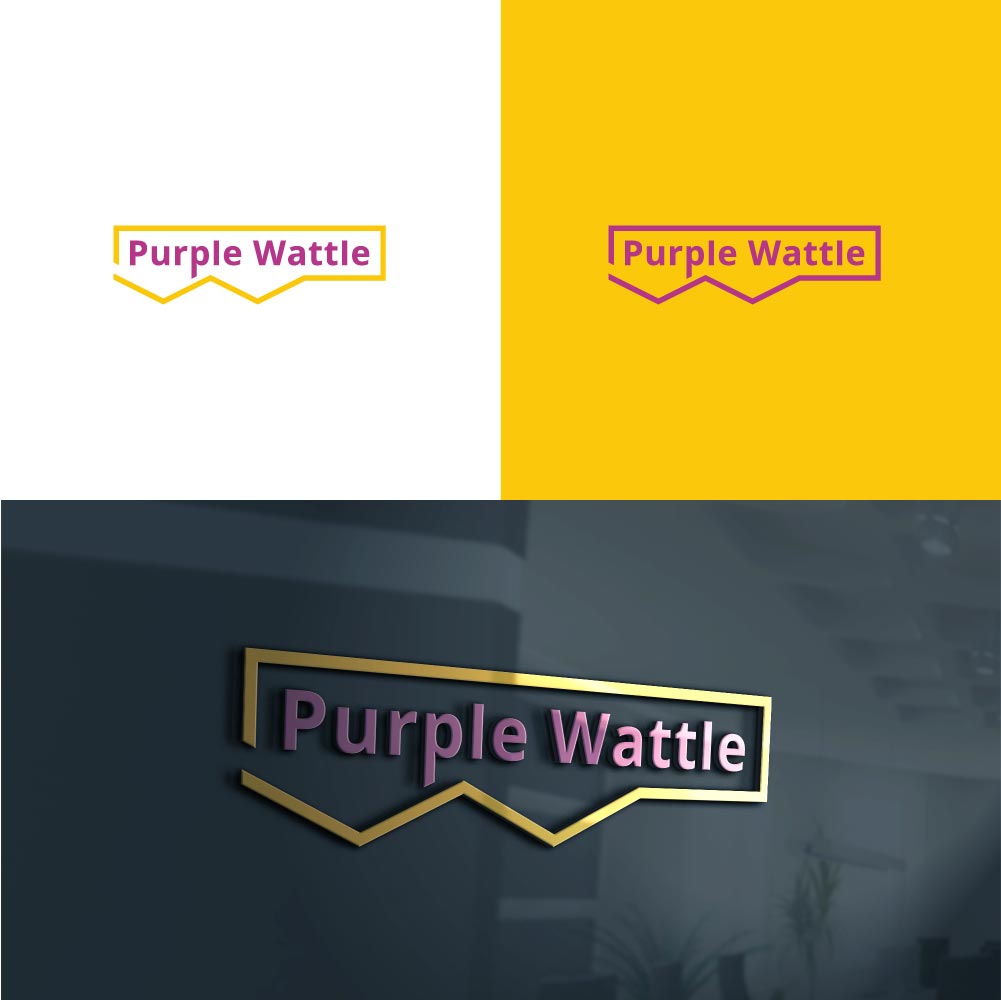 Design de Logo par Fatrim pour Purple Wattle Creative | Design #23684873