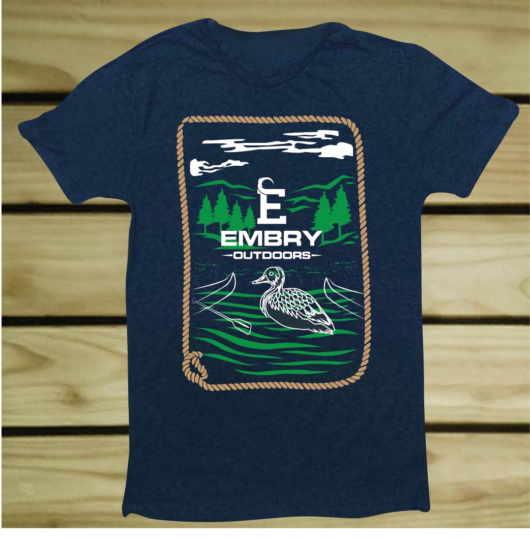 T-shirt Design by 75-R-P-Z for Embry Outdoors | Design #23733039
