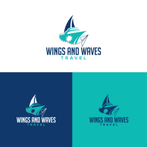 Wings and Waves Travel | Logo-Design von Graphic Bricks
