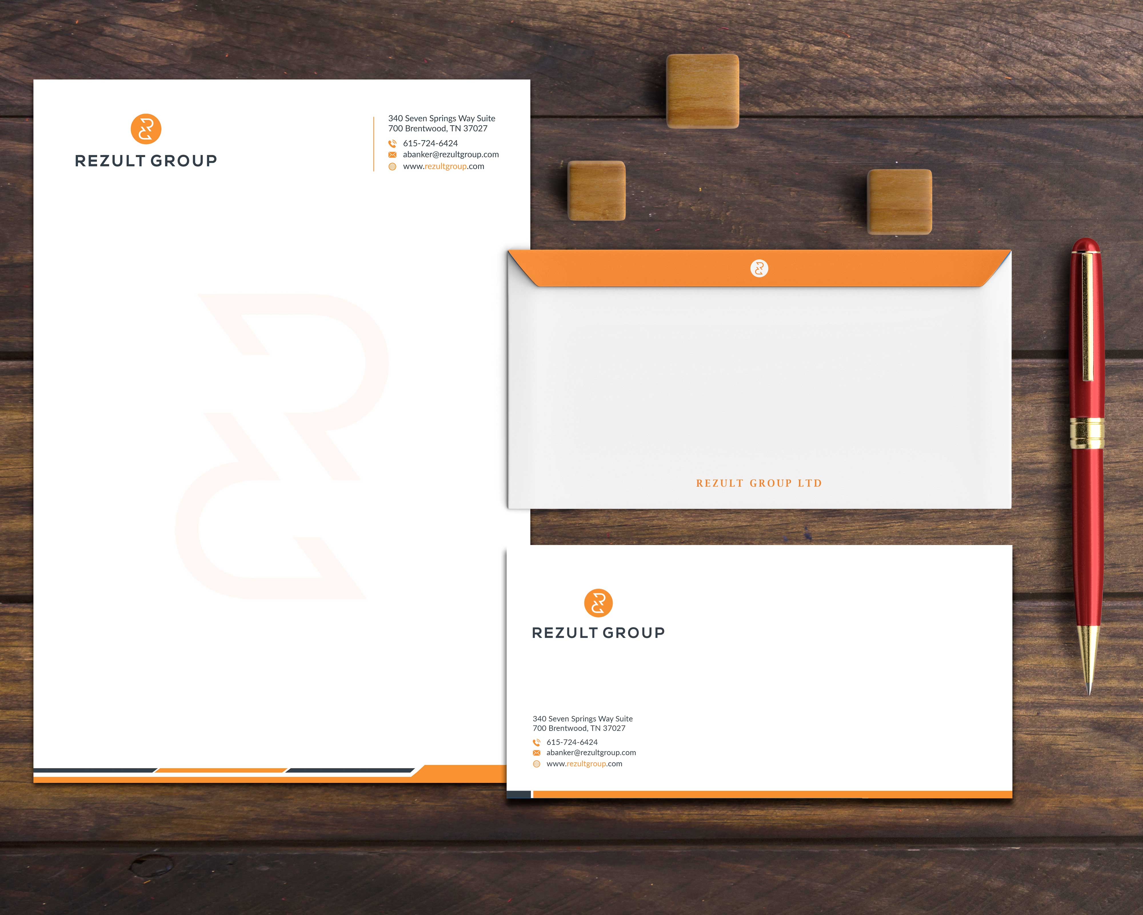 Stationery Design by Musa. A for this project | Design #23690301