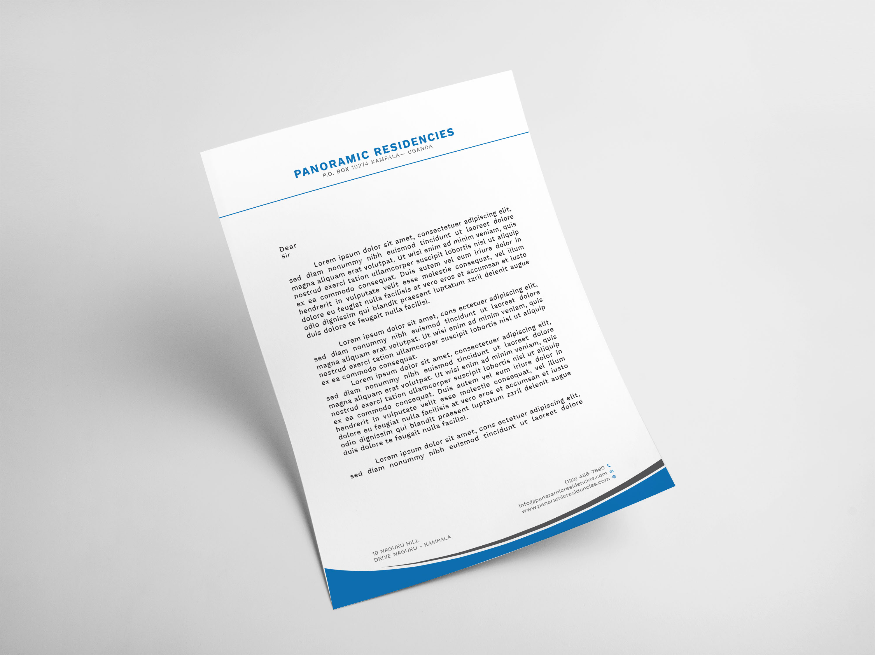 Stationery Design by Tripti Ranjan Gain for this project | Design #23716811