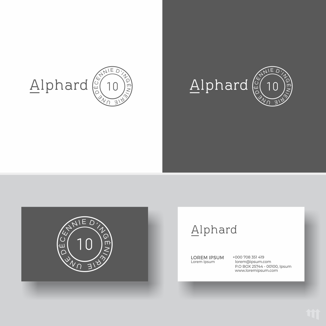 Logo Design by MBARO for Groupe Alphard Inc | Design #23784424