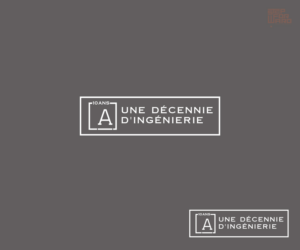 Une décennie d'ingénierie | Diseño de Logo por step forward 2