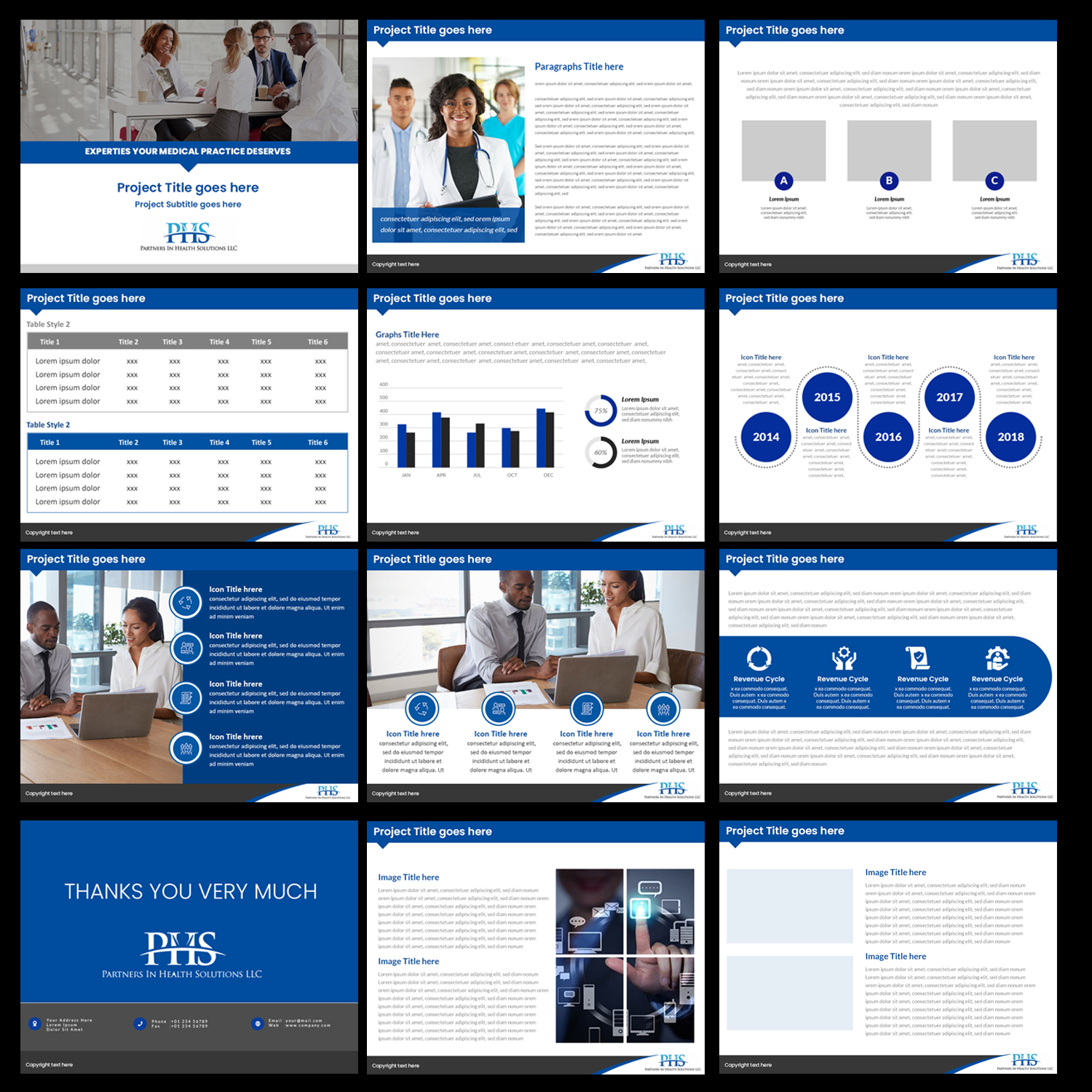 Diseño de PowerPoint por Best Design Hub para Partners In Health Solutions LLC | Diseño #23702714