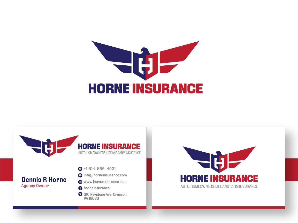 Logo Design by kaatem for Horne Insurance | Design #23732441