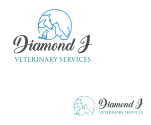 Logo Design by SUNEEEEEL for Diamond J Veterinary Services | Design: #23713688