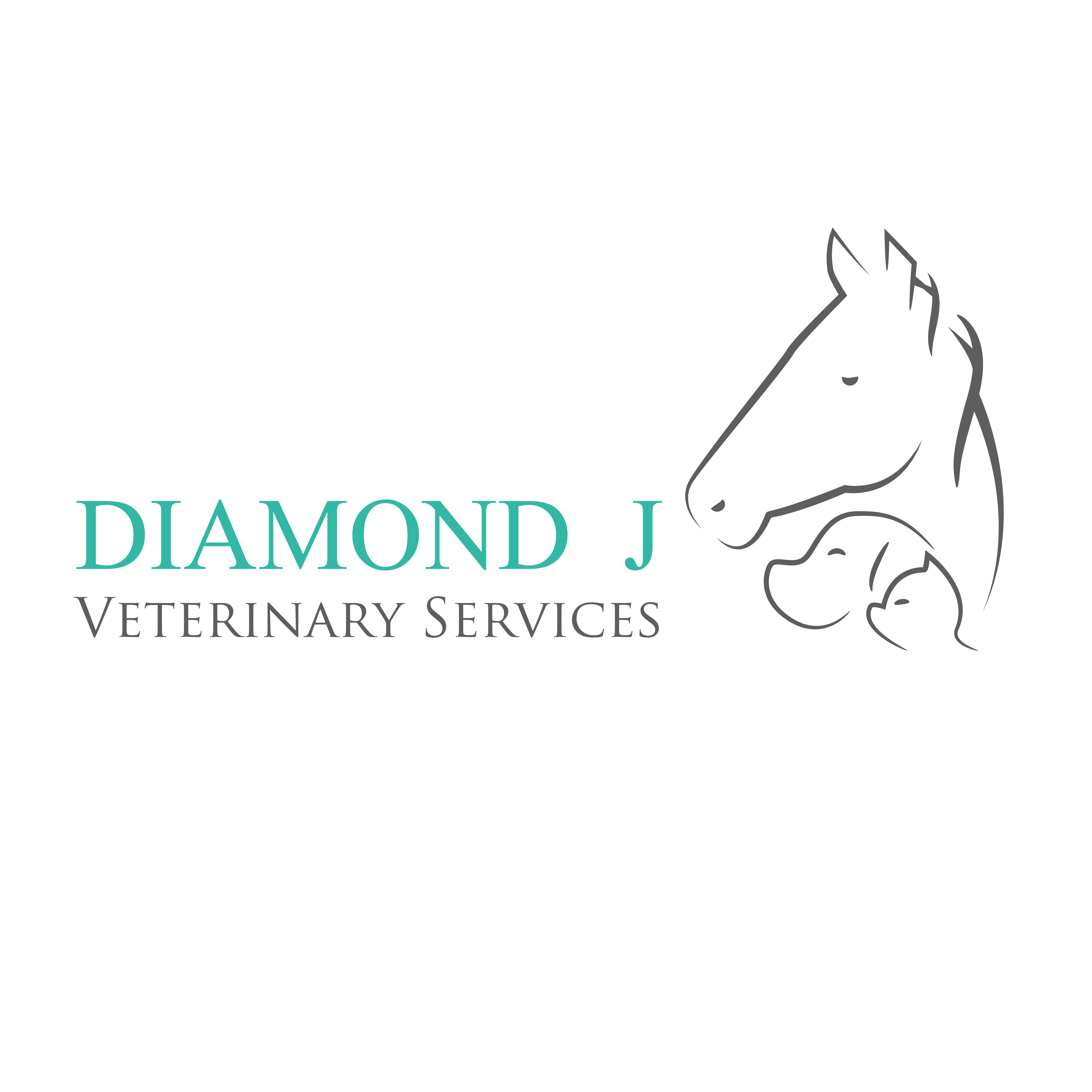 Logo Design by shijujames26 for Diamond J Veterinary Services | Design #23745633