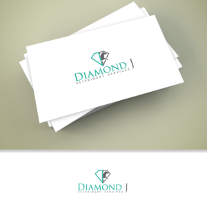 Diamond J Veterinary Services | Diseño de Logo por ClearDesign