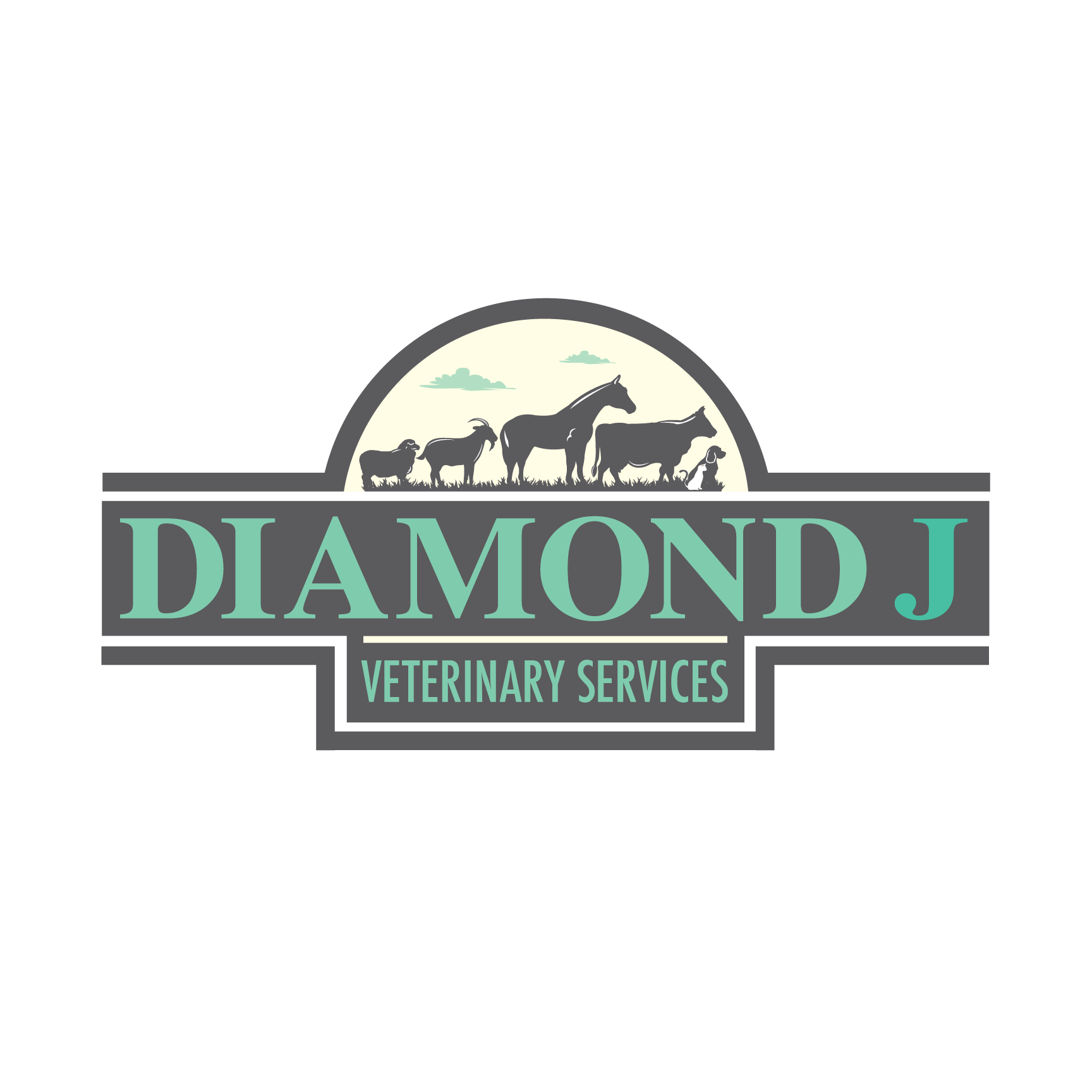 Design de Logo par Dennis Jackson Design pour Diamond J Veterinary Services | Design #23717764