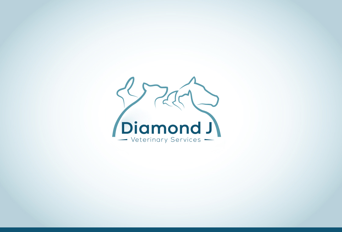 Logo Design by dimitrijevich for Diamond J Veterinary Services | Design #23697619