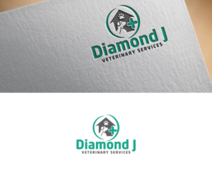 Diamond J Veterinary Services | Logo Design by ZJ Design