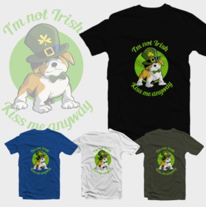 I'm not Irish. Kiss me anyway. | Diseño de Camiseta por Tomi Ax
