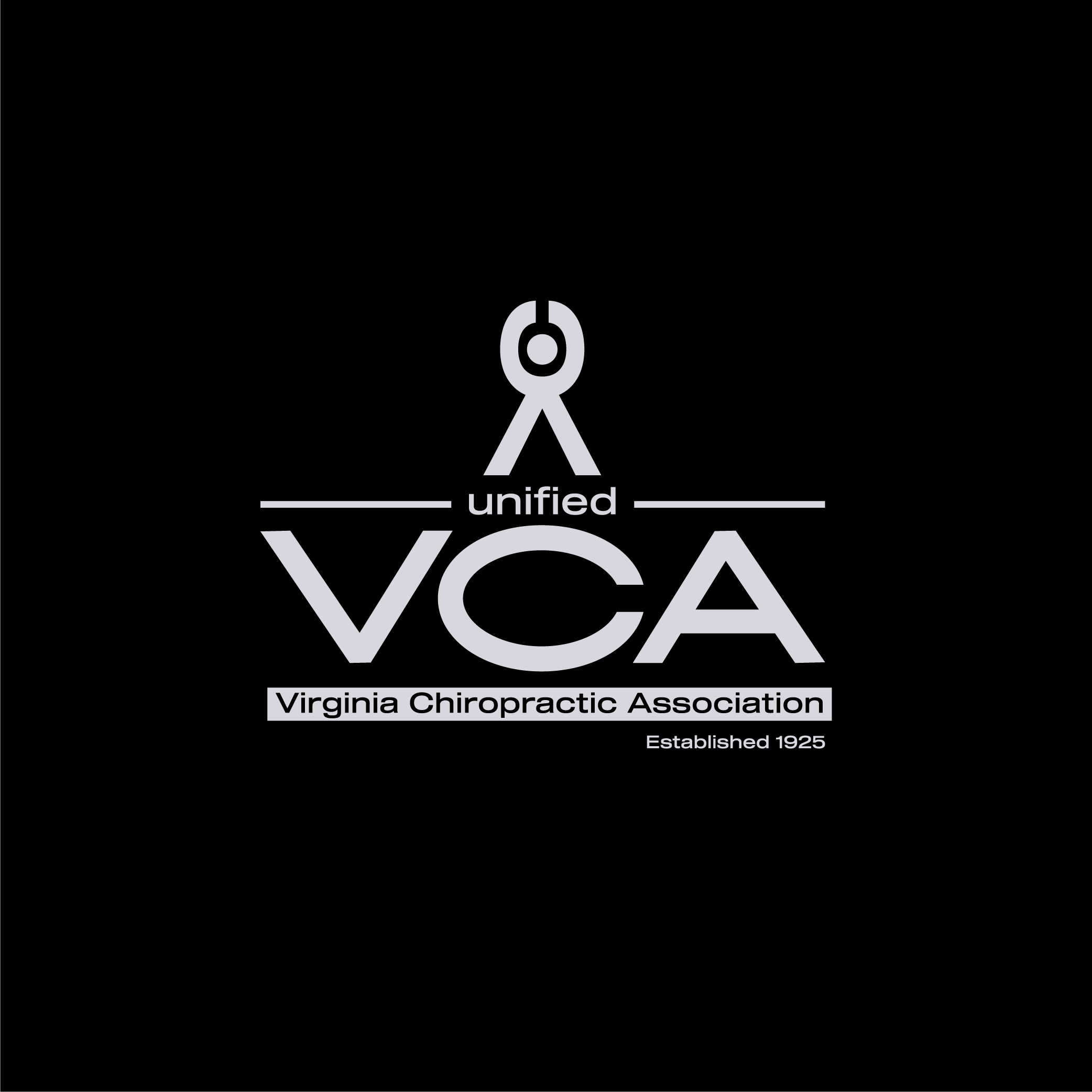 Logo Design by Chris Robertson for Virginia Chiropractic Association (dba Unified Virginia Chiropractic Association, Unified VCA, UVCA) | Design #23784459