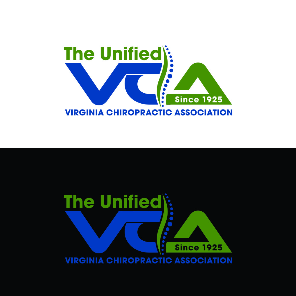 Logo Design by f14n for Virginia Chiropractic Association (dba Unified Virginia Chiropractic Association, Unified VCA, UVCA) | Design #23737540