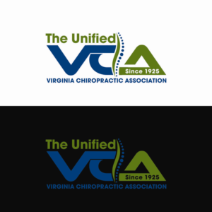 Logo Design by f14n for Virginia Chiropractic Association (dba Unified Virginia Chiropractic Association, Unified VCA, UVCA) | Design: #23737540