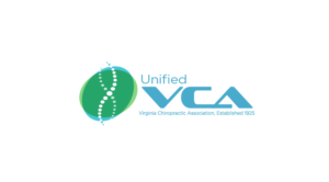 Unified VCA, Virginia Chiropractic Association, Established 1925.  "Unified" should be incorporated so that it can be omitted (or replaced by a tagline) without having to change the rest of the logo.  Does NOT need to include the tagline shown in the existing sample, "Ensuring Health for Virginians." | Logo Design by jaime.sp