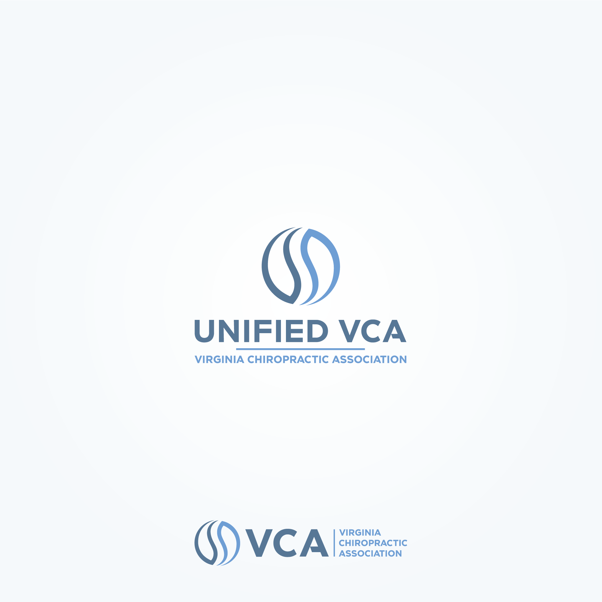 Logo Design by 29_design for Virginia Chiropractic Association (dba Unified Virginia Chiropractic Association, Unified VCA, UVCA) | Design #24077682