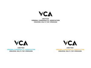 Logo Design by Preethu for Virginia Chiropractic Association (dba Unified Virginia Chiropractic Association, Unified VCA, UVCA) | Design: #24396963