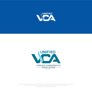Logo Design by M6G for Virginia Chiropractic Association (dba Unified Virginia Chiropractic Association, Unified VCA, UVCA) | Design: #24233219