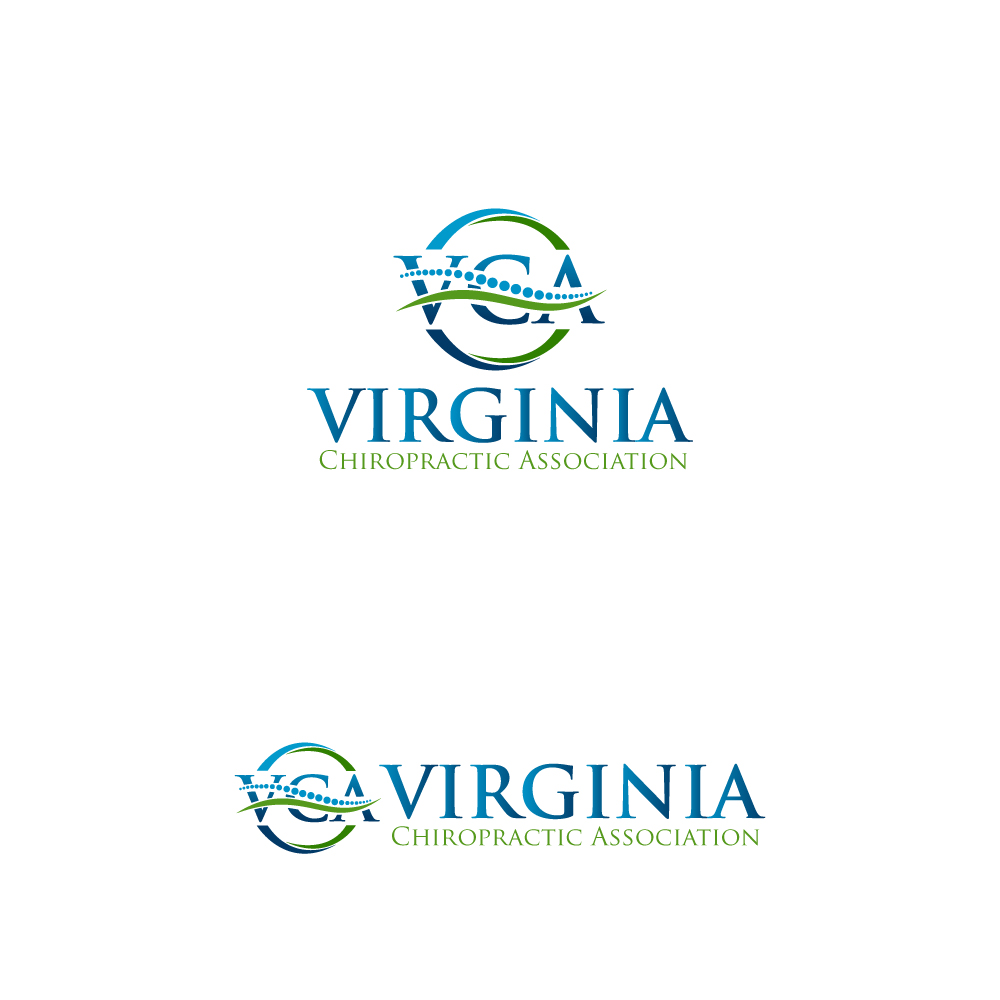 Logo-Design von TB Designs für Virginia Chiropractic Association (dba Unified Virginia Chiropractic Association, Unified VCA, UVCA) | Design #23710931