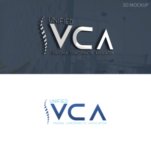 Logo Design by Rickyy for Virginia Chiropractic Association (dba Unified Virginia Chiropractic Association, Unified VCA, UVCA) | Design: #23749827