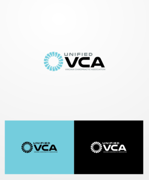 Logo Design by ace_art™ for Virginia Chiropractic Association (dba Unified Virginia Chiropractic Association, Unified VCA, UVCA) | Design: #24141969