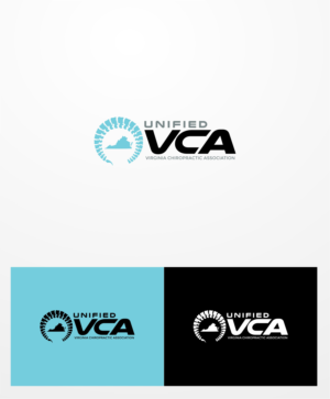 Logo Design by ace_art™ for Virginia Chiropractic Association (dba Unified Virginia Chiropractic Association, Unified VCA, UVCA) | Design: #24141971