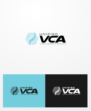 Logo Design by ace_art™ for Virginia Chiropractic Association (dba Unified Virginia Chiropractic Association, Unified VCA, UVCA) | Design: #24141972