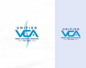 Logo Design by Djamdesign for Virginia Chiropractic Association (dba Unified Virginia Chiropractic Association, Unified VCA, UVCA) | Design: #23692322