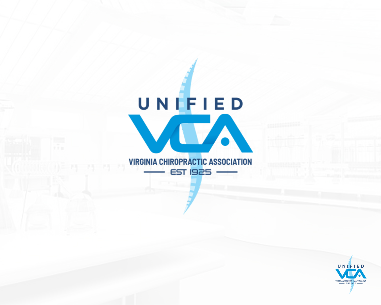 Logo Design by Djamdesign for Virginia Chiropractic Association (dba Unified Virginia Chiropractic Association, Unified VCA, UVCA) | Design #24314877
