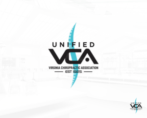 Logo Design by Djamdesign for Virginia Chiropractic Association (dba Unified Virginia Chiropractic Association, Unified VCA, UVCA) | Design #24553460