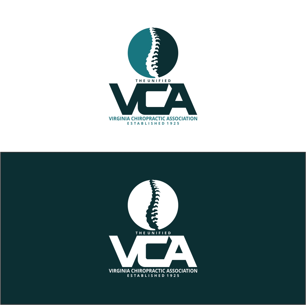 Logo Design by franco.harvey.david.20 for Virginia Chiropractic Association (dba Unified Virginia Chiropractic Association, Unified VCA, UVCA) | Design #24236460