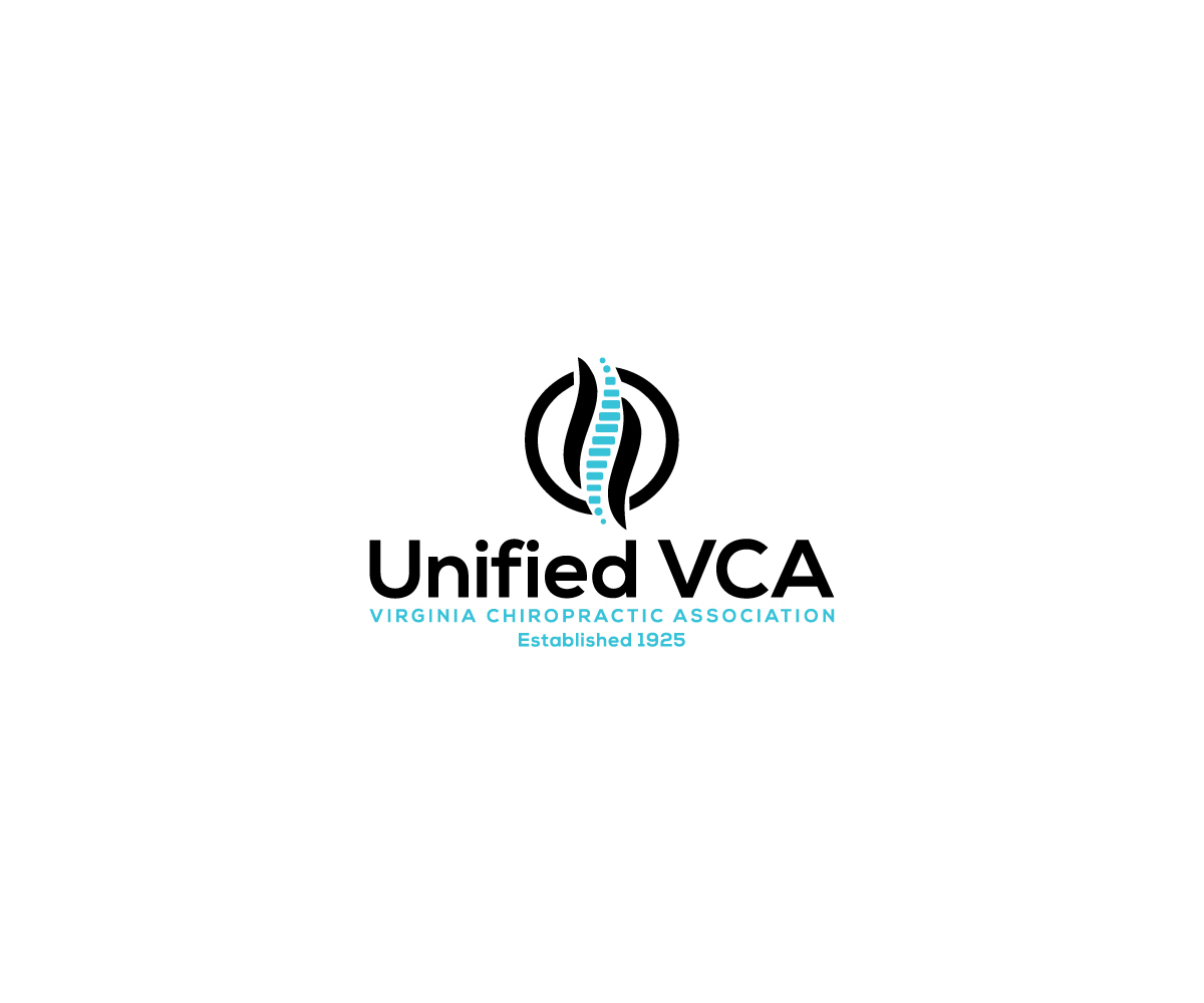 Logo Design by Synthi for Virginia Chiropractic Association (dba Unified Virginia Chiropractic Association, Unified VCA, UVCA) | Design #23697593