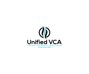 Logo Design by Synthi for Virginia Chiropractic Association (dba Unified Virginia Chiropractic Association, Unified VCA, UVCA) | Design: #23697593