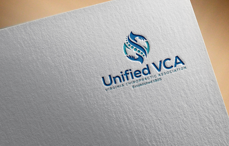 Logo Design by Synthi for Virginia Chiropractic Association (dba Unified Virginia Chiropractic Association, Unified VCA, UVCA) | Design #23697596