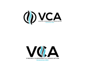 Logo Design by Synthi for Virginia Chiropractic Association (dba Unified Virginia Chiropractic Association, Unified VCA, UVCA) | Design: #24322896