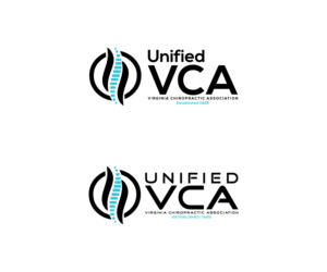 Logo Design by Synthi for Virginia Chiropractic Association (dba Unified Virginia Chiropractic Association, Unified VCA, UVCA) | Design: #24323180