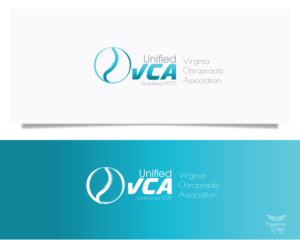 Logo Design by titanium wings for Virginia Chiropractic Association (dba Unified Virginia Chiropractic Association, Unified VCA, UVCA) | Design: #23720212