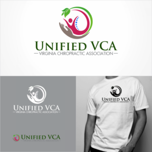 Logo Design by bujanganss for Virginia Chiropractic Association (dba Unified Virginia Chiropractic Association, Unified VCA, UVCA) | Design: #23716206