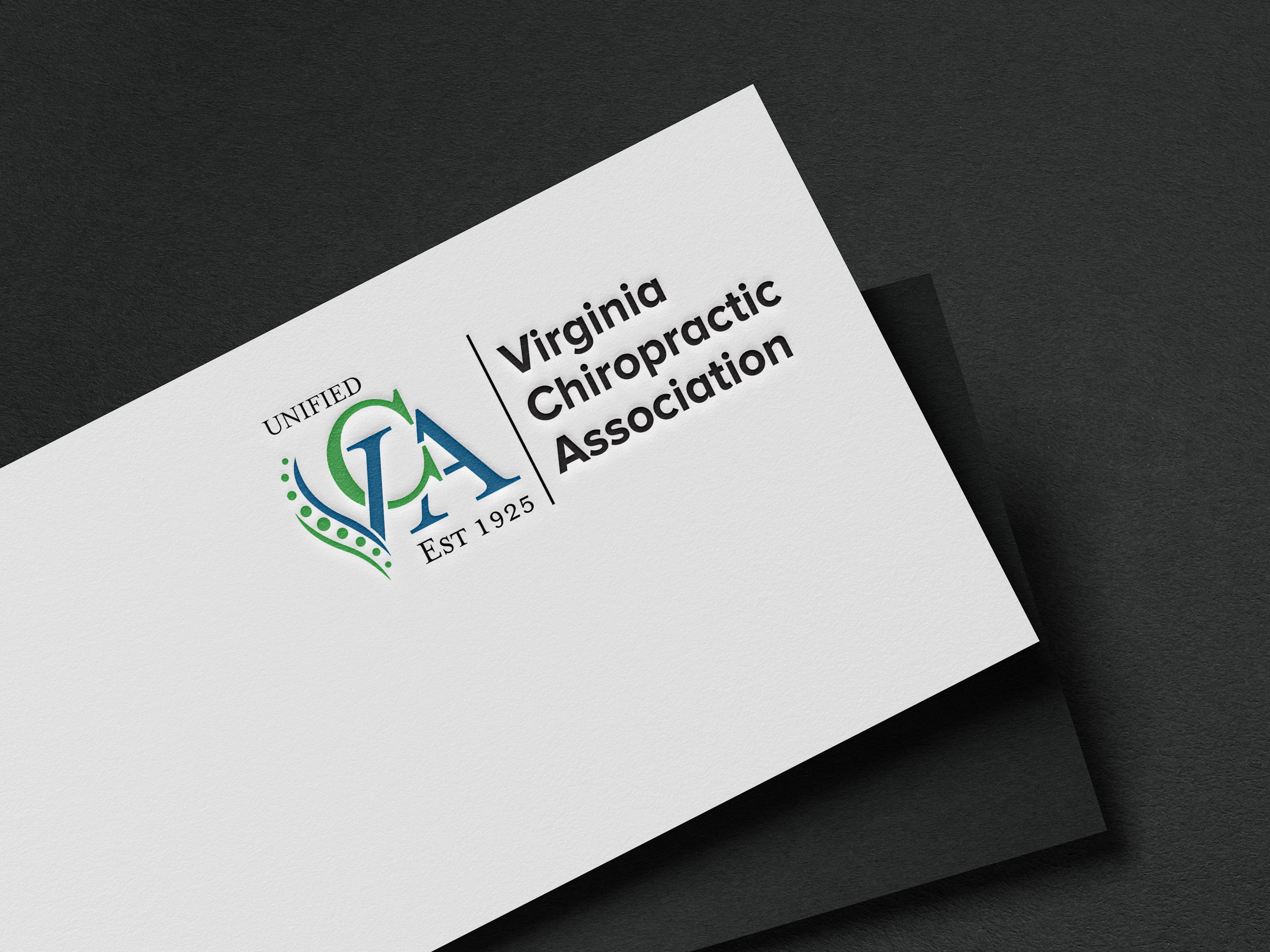 Design de Logo par dorna 2 pour Virginia Chiropractic Association (dba Unified Virginia Chiropractic Association, Unified VCA, UVCA) | Design #24175838