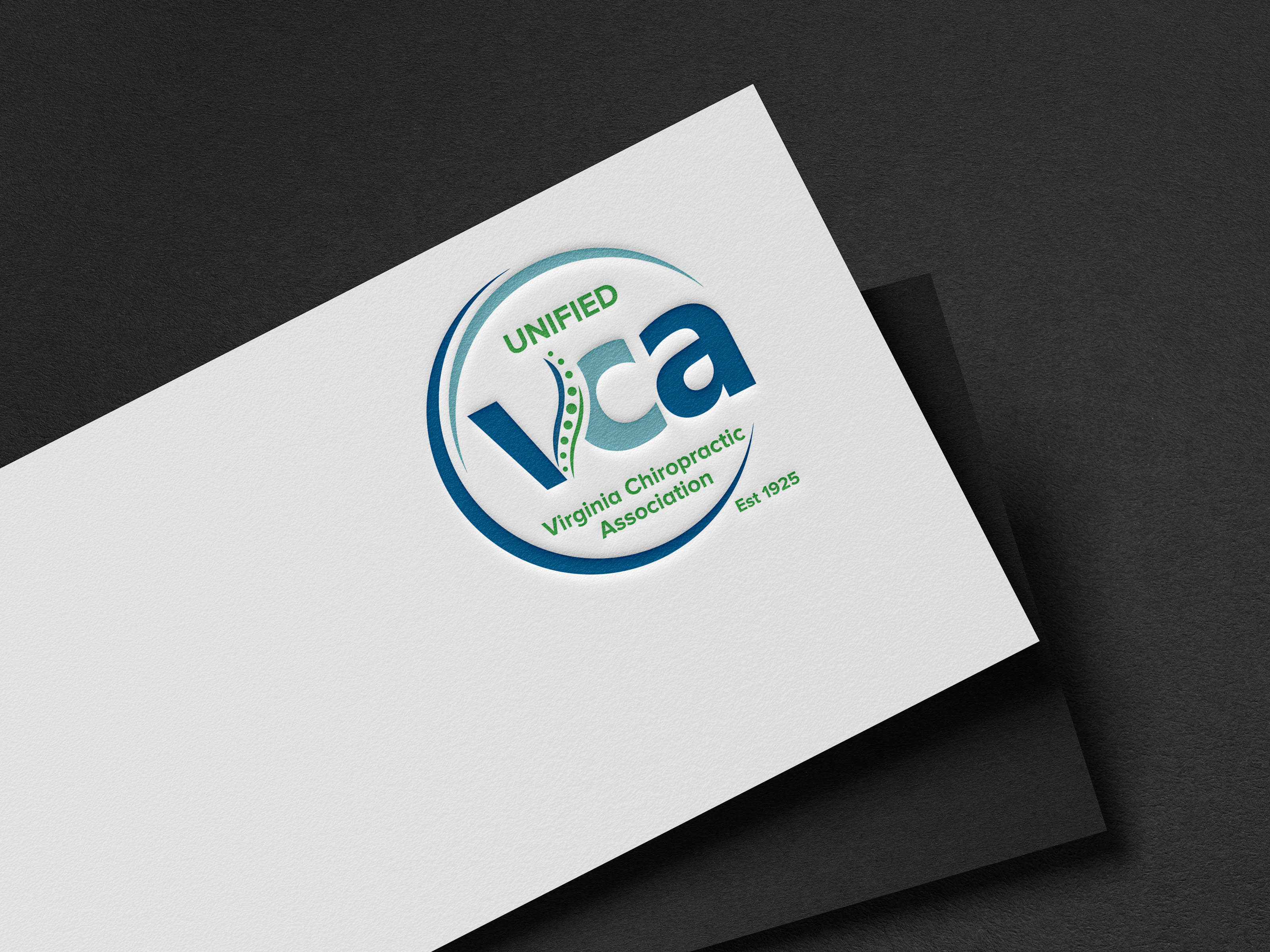 Logo-Design von dorna 2 für Virginia Chiropractic Association (dba Unified Virginia Chiropractic Association, Unified VCA, UVCA) | Design #24305575